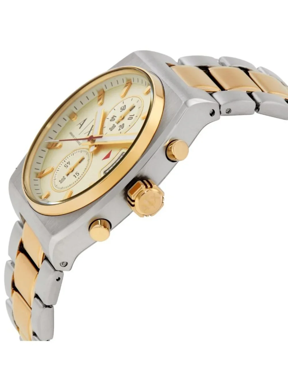 NWT Armani Exchange Oliver Chronograph Quartz White Dial Men's Watch
